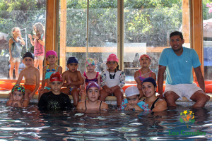 Curso de natación intensivo 2018 en clínica Los Canelos, Rancagua