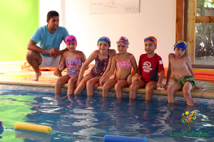 Curso de natación intensivo 2018 en clínica Los Canelos, Rancagua