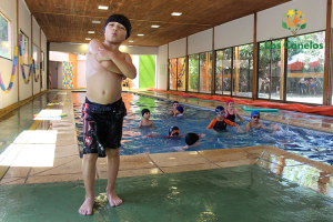 Curso de natación intensivo 2018 en clínica Los Canelos, Rancagua
