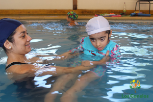 Curso de natación intensivo 2018 en clínica Los Canelos, Rancagua