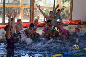 Curso de natación intensivo 2018 en clínica Los Canelos, Rancagua