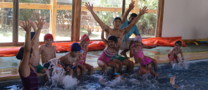 Curso de natación intensivo 2018 en clínica Los Canelos, Rancagua
